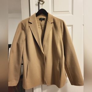 Talbots Camel Colored Wool Coat sz18